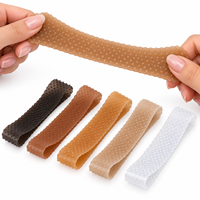 Bande de maintien en silicone pour perruques à dentelle, réglable, transparente, élastique, antidérapante, sans couture, fixation solide, logo personnalisé pour femmes
