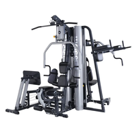 Máquina Smith Multiestación TOPTONS para Gimnasio Comercial, Equipo de Fitness para Entrenamiento en Casa o Gimnasio con 5 Estaciones