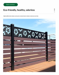 รั้วไม้เทียมคอมโพสิต ป้องกันการกัดกร่อน กันความชื้น สำหรับลานกลางแจ้ง - Product Image 2