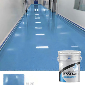 Revêtement de sol en époxy à sable coloré bleu clair, <span class=keywords><strong>peinture</strong></span> époxy marbrée pour extérieur, vente en gros usine - Product Image 4