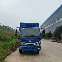 Camionnette de transport de bétail Dongfeng 4x2 avec ridelles amovibles