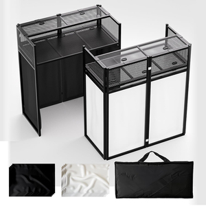 Customized Mingtang Stage Booth Foldable Stand LED Station Design Mobile Pliable <b>Folding</b> DJ Mixer Truss <b>Table</b> Portable - Product Image 1