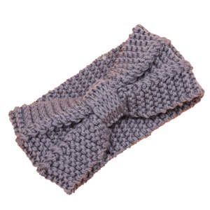 Diadema deportiva de Invierno para mujer, gorro protector para los oídos sólido de lana, accesorios para el cabello elásticos a la moda, diadema - Product Image 4