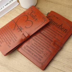 Carnet de notes en cuir rigide à reliure cousue, 100 feuilles, pour planification de voyage et papeterie, best-seller - Product Image 3