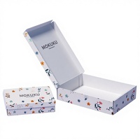 Boîtes pliables en carton ondulé avec logo personnalisé, design esthétique, épaisses et extra robustes, pour l'emballage e-commerce