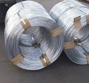 1,2mm 1,5mm BWG AWG SWG 0/1/2/3/4/6/7/8/10 Precio de alambre de acero galvanizado en caliente para hacer cerca de malla