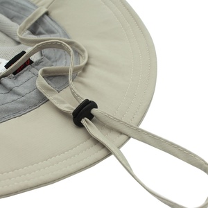 Sombrero de Pesca Tipo Boonie 100% Algodón para Hombre, Estilo Safari, con Cordón Ajustable, para Verano, Venta al Por Mayor - Product Image 6