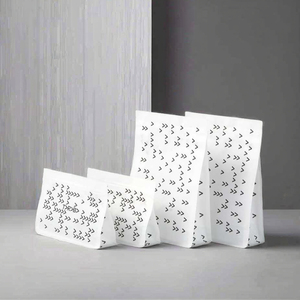 Eco-Friendly Biodegradable Classic Custom Coffee <strong>Bean</strong> Packaging <strong>Bags</strong> Flat <strong>Square</strong> Bottom Stand Pouch Made Cotton Paper Zipper Top - Product Image 1