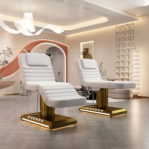 Luxury Cosmetic Beauty Salon Headspa EyeTable De Massage Professionnel <b>Portable</b> Facial Spa Electric Massage Tables <b>Bed</b> - Product Image 1