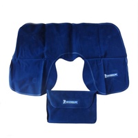 Ensemble de voyage portable de haute qualité accessoires repose-cou oreiller masque oculaire et bouchon d'oreille pour voyage