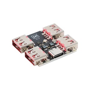 Módulo de Expansión de Controlador USB2.0 de 4 Puertos, Divisor USB 2.0 a 4 Canales, Placa Extensora USB-HUB Tipo-C, 40MB/S - Product Image 3