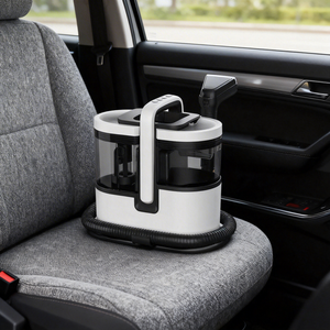 เครื่องทำความสะอาดอเนกประสงค์แบบพกพา CE CB สำหรับทำความสะอาดเบาะผ้า โซฟา คราบสกปรกจากสัตว์เลี้ยง ใช้ในรถยนต์ พรม ทำความสะอาดแบบเปียกและแห้ง ด้วยไอน้ำ - Product Image 5