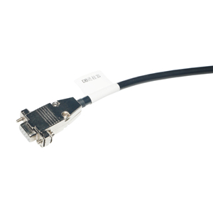Custom Industrial RS-232 Serial Cable with Metal Shielded DB Connector PVC Jacket - Product Image 1