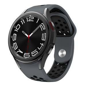 Double couleurs Designer pour <span class=keywords><strong>Samsung</strong></span> Galaxy <span class=keywords><strong>Watch</strong></span> 4 <span class=keywords><strong>5</strong></span> 6 7 Series Universal 20mm Sport Smart Silicone <span class=keywords><strong>Watch</strong></span> Wristband Bracelet Belt - Product Image 2