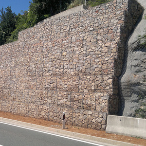 PVC tráng gabion hộp tường gabion hàng rào giữ lại tường 3x1x0.8m Bangladesh Delta silt kiểm soát đá điền cấu trúc - Product Image 1