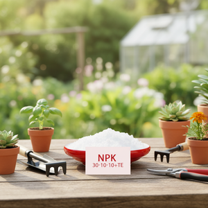 Fertilizante Soluble en Agua con Alto Contenido de Nitrógeno 30 10 10 NPK con Oligoelementos para Vegetales de Hoja Verde, Promueve el Crecimiento Rápido - Product Image 1