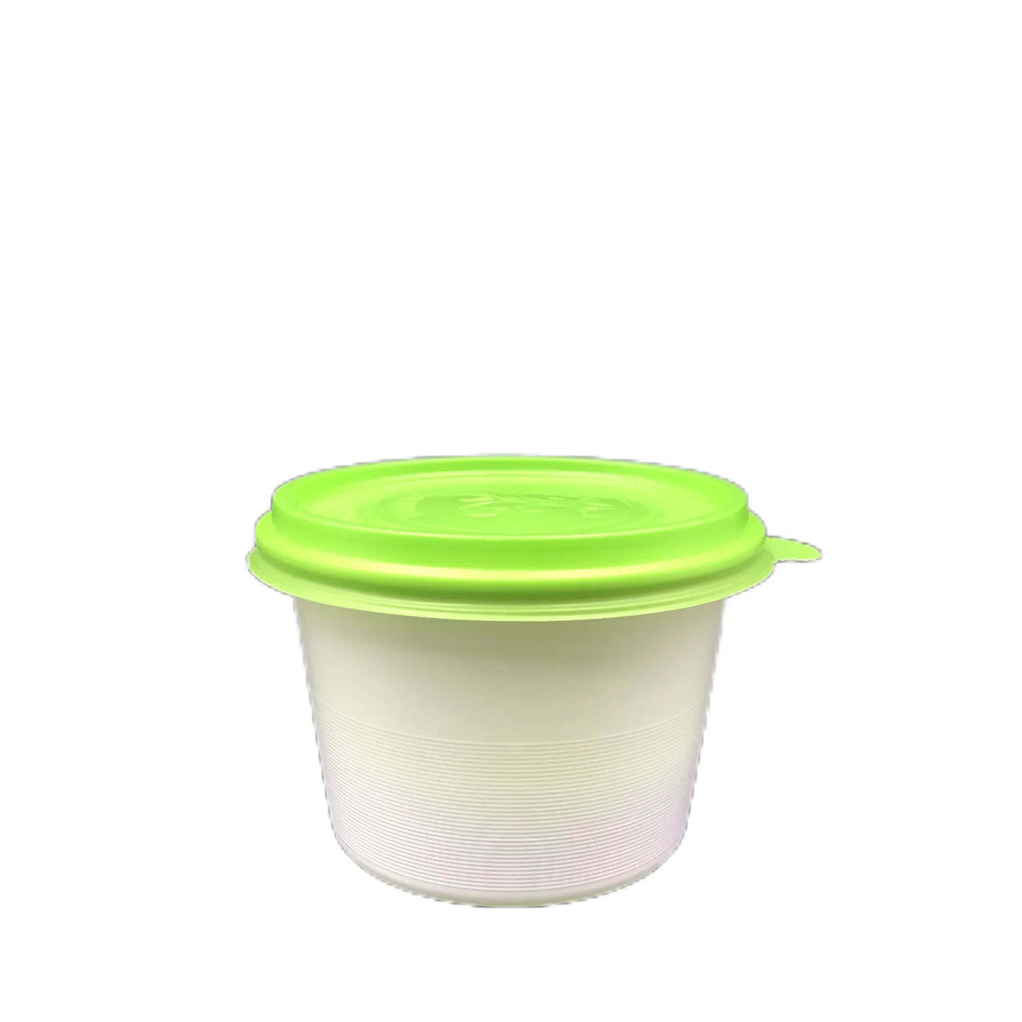 Manufacturer Reasonable Price take out packaging round plastic storage containers with lid