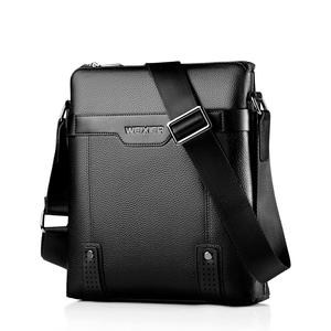 <span class=keywords><strong>Sac</strong></span> à Bandoulière <span class=keywords><strong>Homme</strong></span> en <span class=keywords><strong>Cuir</strong></span> PU Imperméable Rétro Classique Personnalisable, Style Affaires Simple et Portable - Product Image 5