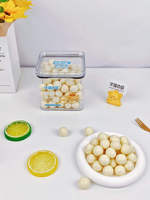 Bolas de Chocolate con Leche Blancas Premium, Crujientes, con Sabor a Leche, Dulces Mylikes, Venta al por Mayor, OEM, Marca Privada, Snack Saludable para Niños