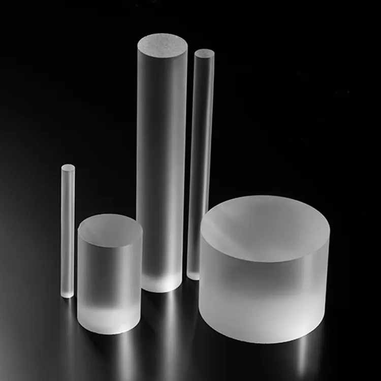 Factory supply high transimission infrared optical crystal calcium fluoride CaF2 blanks and unpolished lenses