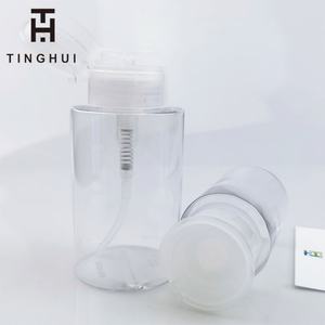 150ml 200ml 300ml Nail Polish <b>Remover</b> <b>Makeup</b> <b>Remover</b> Acetone Pump Clear Cosmetic Bottle Push Down Dispenser Pump Bottles - Product Image 2