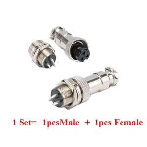 1 комплект GX12 GX16 2/3/4/5/6/7/8 штыревая штепсельная Вилка для штепсельной вилки и соединительной панели - Product Image 2