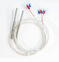 Sensor de Temperatura de Acero Inoxidable de Alta Precisión para Uso Industrial, PT100 K J E T, Todos los Tipos