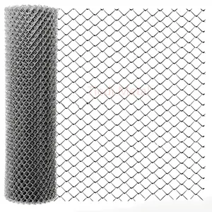 Mini maille 1 pouce 9 Ga 5 pieds de clôture en métal Chine 6 calibre 4 pieds noir basket Cyclone fil chaîne maillon clôture