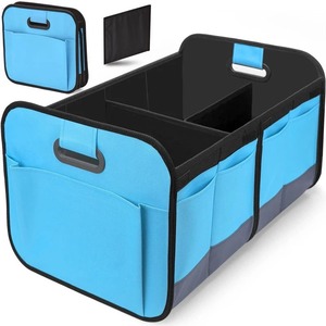 Organizer <span class=keywords><strong>per</strong></span> Bagagliaio Auto in Pelle Pieghevole Multifunzionale, Scatole Portaoggetti <span class=keywords><strong>per</strong></span> Auto in Offerta - Product Image 6