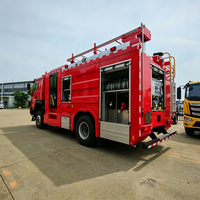 Camion de pompiers 4x2 neuf d'usine, camion de lutte contre l'incendie à l'eau et à la mousse, camion de sauvetage incendie, prix