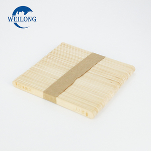 Cuillère à crème glacée jetable durable de 140mm Mini Greenwood en bois écologique pour le camping en plein air - Product Image 3