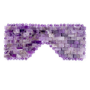 Masque pour les yeux en jade naturel fait main, anti-âge, en quartz, vente en gros d'usine - Product Image 3