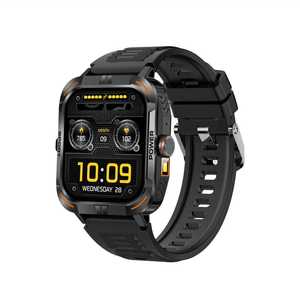 Nouvelle arrivée, dispositif portable, surveillance de la fréquence cardiaque, écran tactile AMOLED de 1,97 pouce, montre connectée ZW69 pour hommes et femmes - Product Image 1
