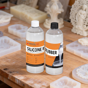 Moule en silicone RTV2, caoutchouc de silicone liquide transparent, durcissement au platine, haute pureté, facile à perfusionner, matériau chimique pour artisanat DIY - Product Image 6