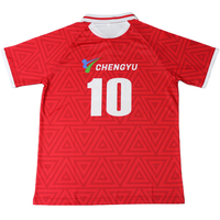 Camiseta de fútbol transpirable de secado rápido al por mayor, ropa deportiva para entrenamiento de equipos, camiseta de fútbol retro personalizada por sublimación