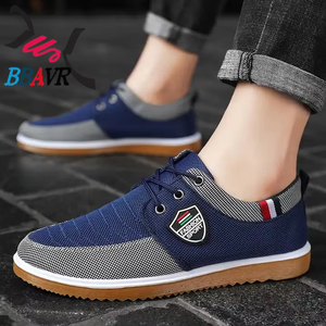 Zapatillas Deportivas Casuales Transpirables para Hombre, con Parte Superior de Lona y Forro de Malla, Ideales para Caminar y Hacer Deporte al Aire Libre - Product Image 5