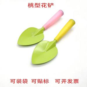 Truelle de jardin en forme de cœur verte et rose, lame en acier allié, manche en plastique, pour patio, plage, usage domestique - Product Image 4