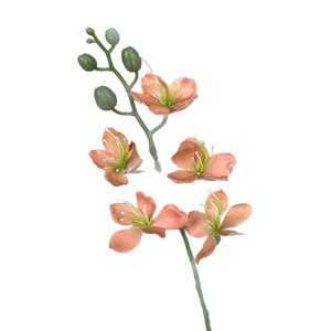 Fleur artificielle en soie de jasmin doré, 5 têtes, miniature, décoration intérieure - Product Image 5