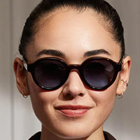 Lunettes de soleil Sifier personnalisées, monture ronde grande taille, en acétate, pour hommes et femmes, verres CR39, protection UV400, polarisées, de haute qualité, élégantes.