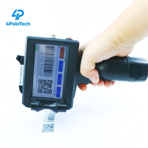 Impresora de Inyección de Tinta Portátil 4POLETECH de 25.4mm para Marcar Fechas, Códigos de Lote, Códigos QR en MDF, Madera Contrachapada, Cascos y Chalecos Reflectantes - Product Image 2