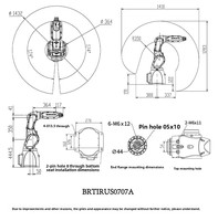 Contrôleur de robot CNC 6-8 axes, bras de robot industriel pour peinture par pulvérisation, bras de robot 6 axes similaire à KUKA