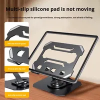 Support de téléphone pliable rotatif à 360 degrés YJ P5, support de tablette de bureau, support métallique universel pour diffusion en direct
