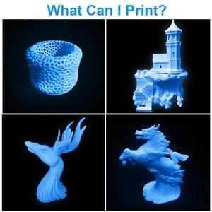 Geeetech filamento que brilla en la oscuridad <span class=keywords><strong>PLA</strong></span> 1,75mm filamento de impresora 3D de alta precisión sin encordado filamento luminoso <span class=keywords><strong>PLA</strong></span> 3D sin urdimbre - Product Image 6
