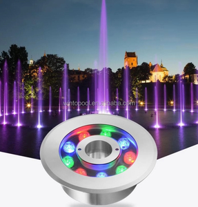 Projecteur de fontaine encastré DC12V, lampe subaquatique IP68 à couleur fixe pour fontaine dissimulée sur terrasse ou <span class=keywords><strong>aménagement</strong></span> paysager - Product Image 6
