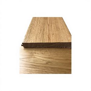 Plancher en chêne blanc massif naturel de qualité ABC, lisse, huilé, système de clic, design moderne, 18 mm d'épaisseur, pour chambre à coucher, salon, entrepôt - Product Image 1