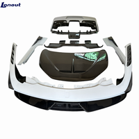 Kit carrosserie en fibre de carbone sèche style SP pour modification Ferrari 458, pare-chocs avant, pare-chocs arrière, jupes latérales, capot moteur