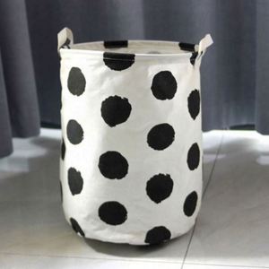 Bathroom Storage Basket Foldable Laundry Basket Modern Design Storage Basket Non-Woven Fabric Bathroom Basket Durable Modern - Product Image 5