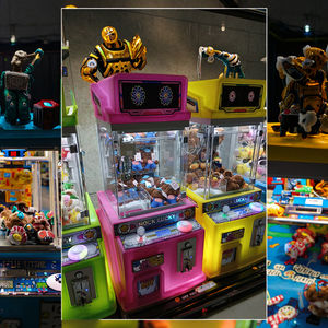 آلة ألعاب هدايا صغيرة تعمل بالعملات المعدنية للاستخدام الداخلي، رافعة دمى وردية اللون طراز Yirun Yirun8 مع ضمان لمدة 12 شهرًا، قطعة واحدة - Product Image 2