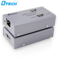 DTECH USB 2.0 Extender über Cat5e/6 bis zu 50m mit 4 USB 2.0-Anschlüssen Plug and Play