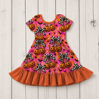 Robe Courte en Bambou pour Bébé Fille, Style Western, Halloween, Noël, Vêtements de Boutique pour Enfants, Pyjama en Viscose de Bambou, OEM